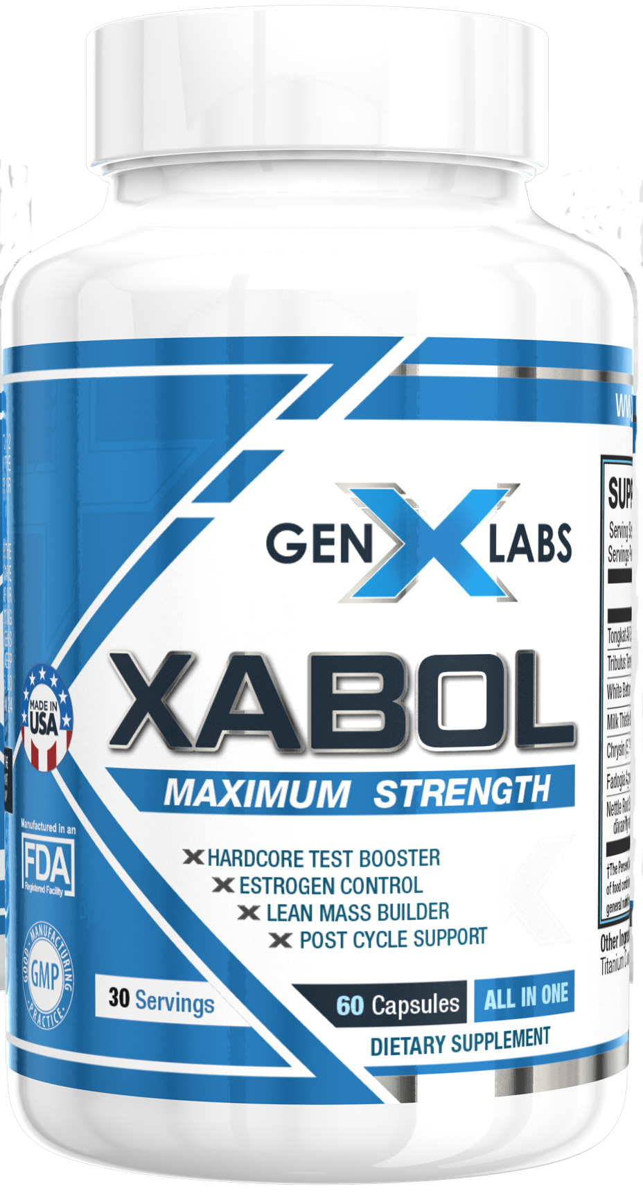 XABOL Maximum Strength Test Booster GenXLabs