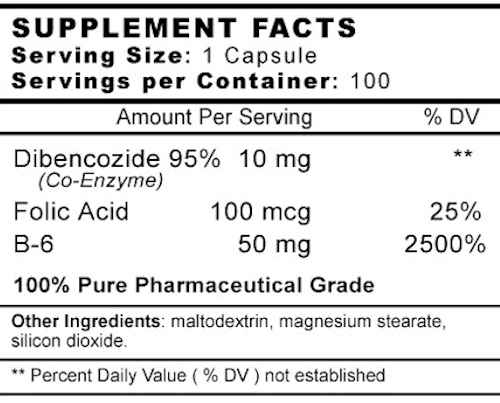 AB-12 Dibencozide Natural Energy double 60 caps fact