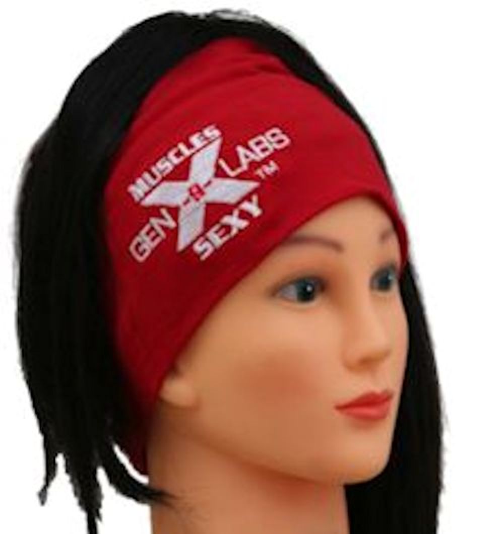 Cotton Hair Beanie Adjustable for Both Men and Women GenXLabs red