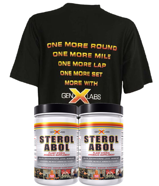 SterolABOL Sterol Double Pak with FREE Shirt GenXLabs