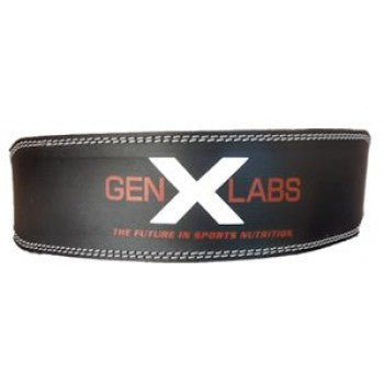 Padded Weight Lifting Belt 4" front GenXLabs