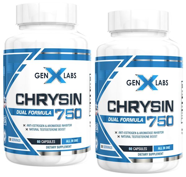 Chrysin 750 Dual Formula Double Pack