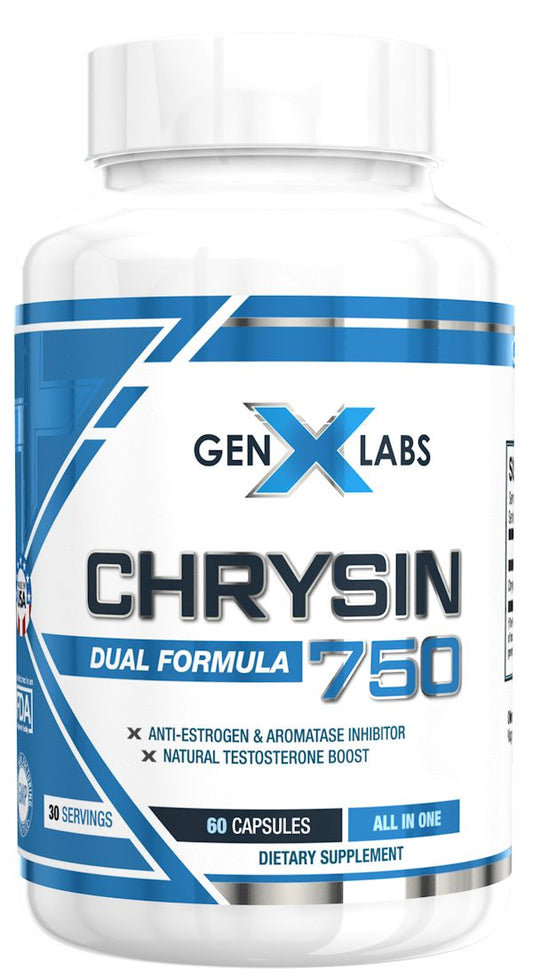 Chrysin 750 Natural Testosterone Booster 60 Capsules