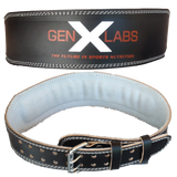 GenXLabs Padded Weight Lifting Belt 4" CLEARANCE