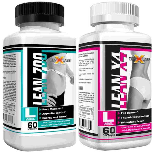 Lean 700 and LeanX4 AM and PM Weight Loss GenXLabs