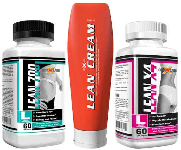 Lean Stack- Lean Cream, Lean 700, LeanX4 Compete Weight Management
