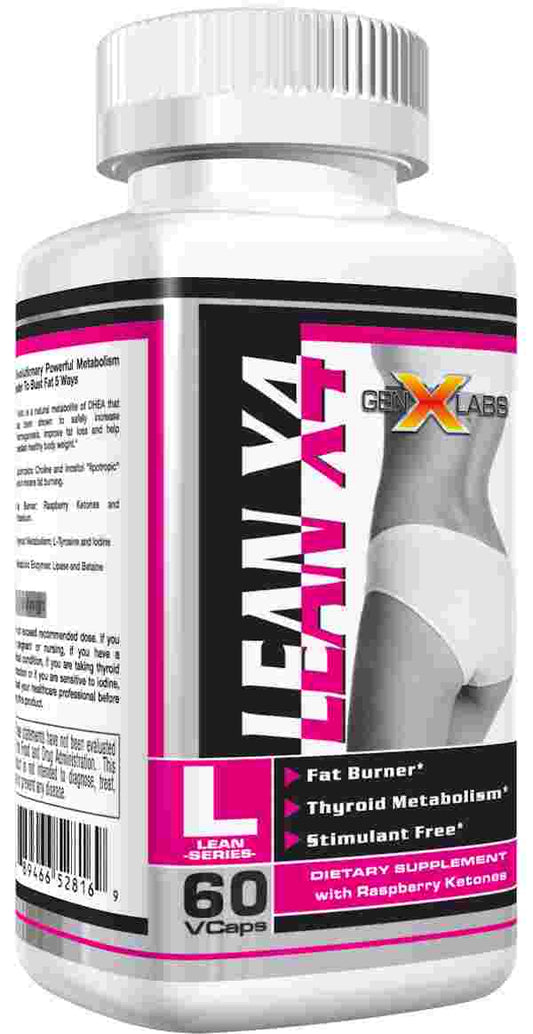 LeanX4 Stimulant Free Fat Burner 60 Capsules