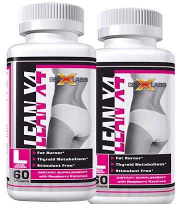 LeanX4 Stimulant Free Fat Burner Double Pack GenXLabs