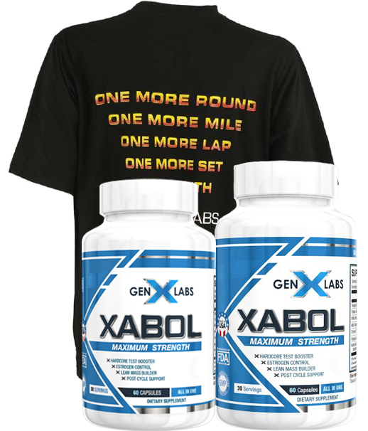 XABOL PCT & Test Booster Double Pak Free Shirt GenXLabs